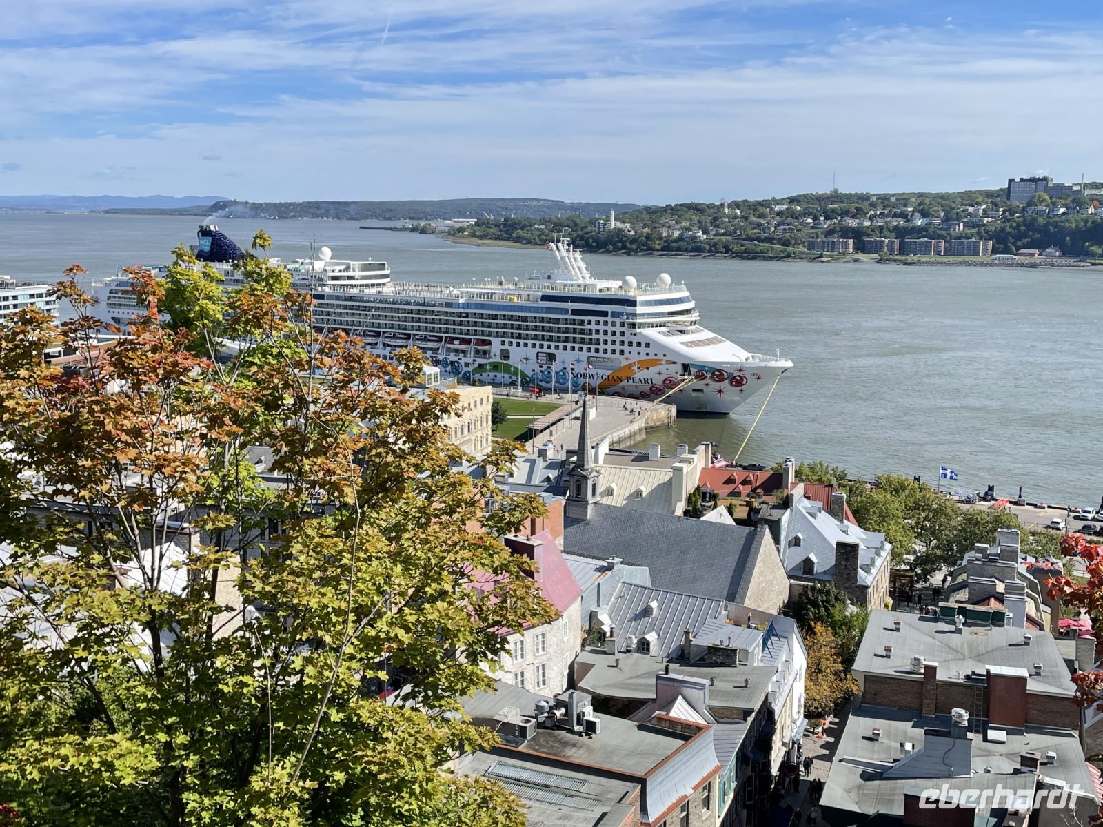 Blick auf die Norwegian Pearl