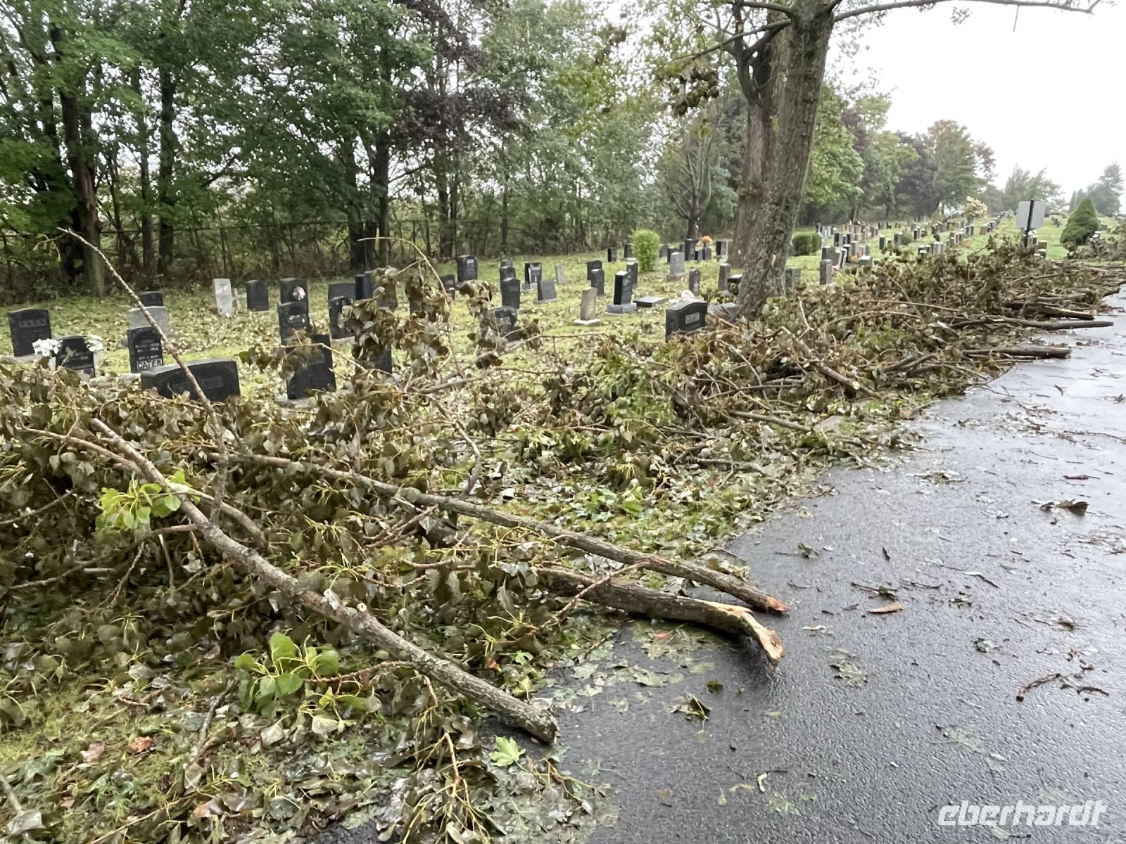 Die Spuren des Hurrikans Fiona waren überall sichtbar