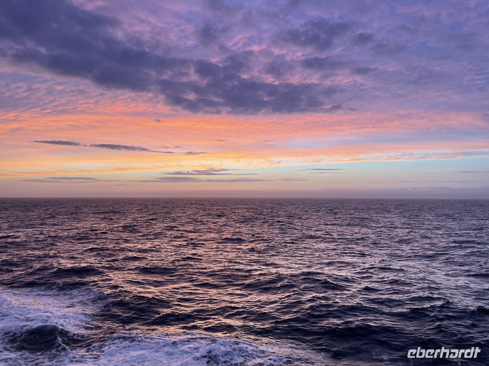 Zum Abend wurde das Wetter besser und wir konnten einen schönen Sonnenuntergang erleben