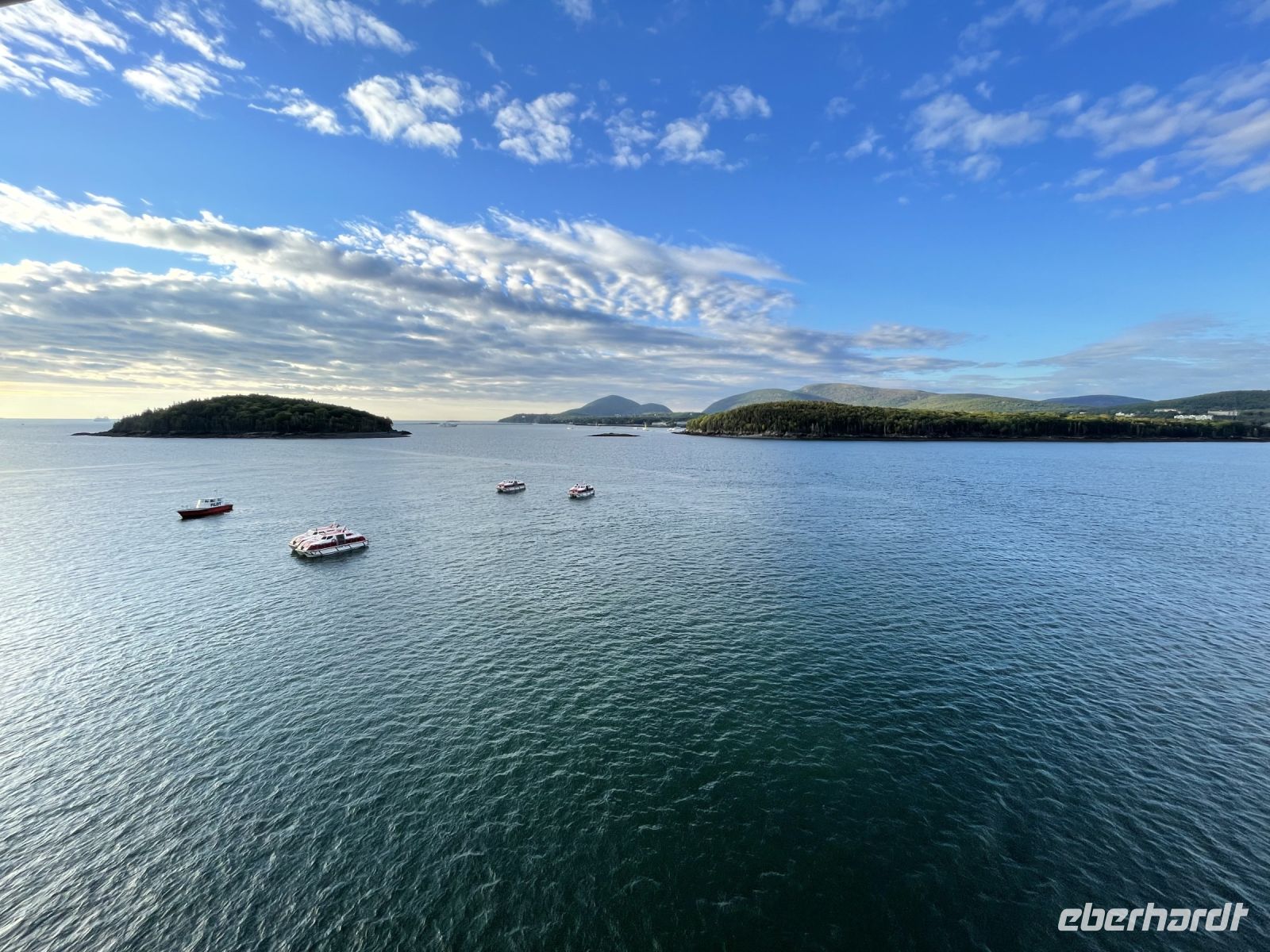 Ankunft in der Frenchman Bay vor Bar Harbor