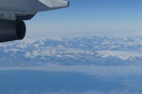 Flug Nach Toronto...Blick auf Grönland