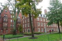 auf dem Campus der Harvard Universität