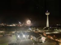 Skylon Tower und Feuerwerk 