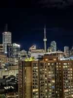 Blick auf die Skyscraper von Toronto