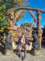 Unser Transportmittel im Park (3)