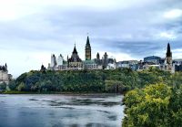 Der Parliament Hill in Ottawa