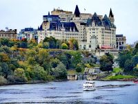 Chateau Laurier, heute gehört es zur Fairmont Gruppe von Hotels, Ottawa