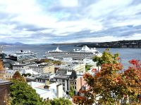 Unser Schiff im Hafen von Quebec