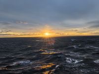 Sonnenuntergang auf See