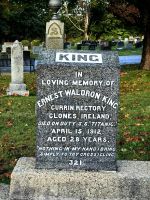 Eines der Titanicgräber