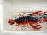 Glasteller mit Hummer