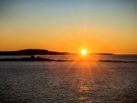 Spektakulärer Sonnenaufgang vor Bar Harbor