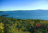 Blick über den Atlantic vom Acadia Nationalpark aus