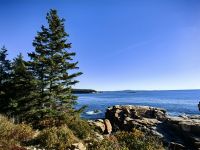 Im Winter peitschen die nordatlantischen Stürme über die Küste des Acadia Nationalparks