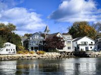 Pittoreske Holzhäuschen prägen das kleine Kennebunkport