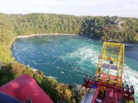 Über die Whirlpool Bucht das hängende Aero Car