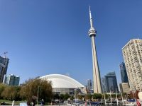 1. Reisetag – Ankunft in Toronto – CN Tower und Baseballstadion