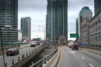 Fahrt ins Zentrum von Toronto