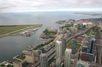 Blick vom CN Tower auf Toronto