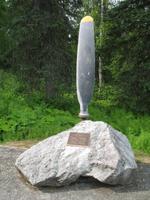 Fotostopp beim Denali State Park Visitor Information mit Blick auf den Mount McKinley 