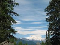 Fotostopp beim Denali State Park Visitor Information mit Blick auf den Mount McKinley 