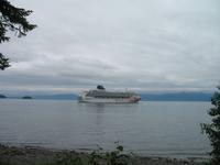 Fahrt mit der Waldbahn in Icy Strait Point