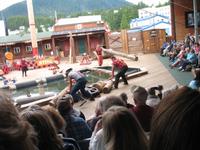 Lumberjack Show in Ketchikan