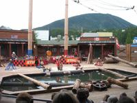 Lumberjack Show in Ketchikan