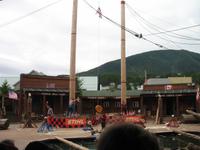 Lumberjack Show in Ketchikan