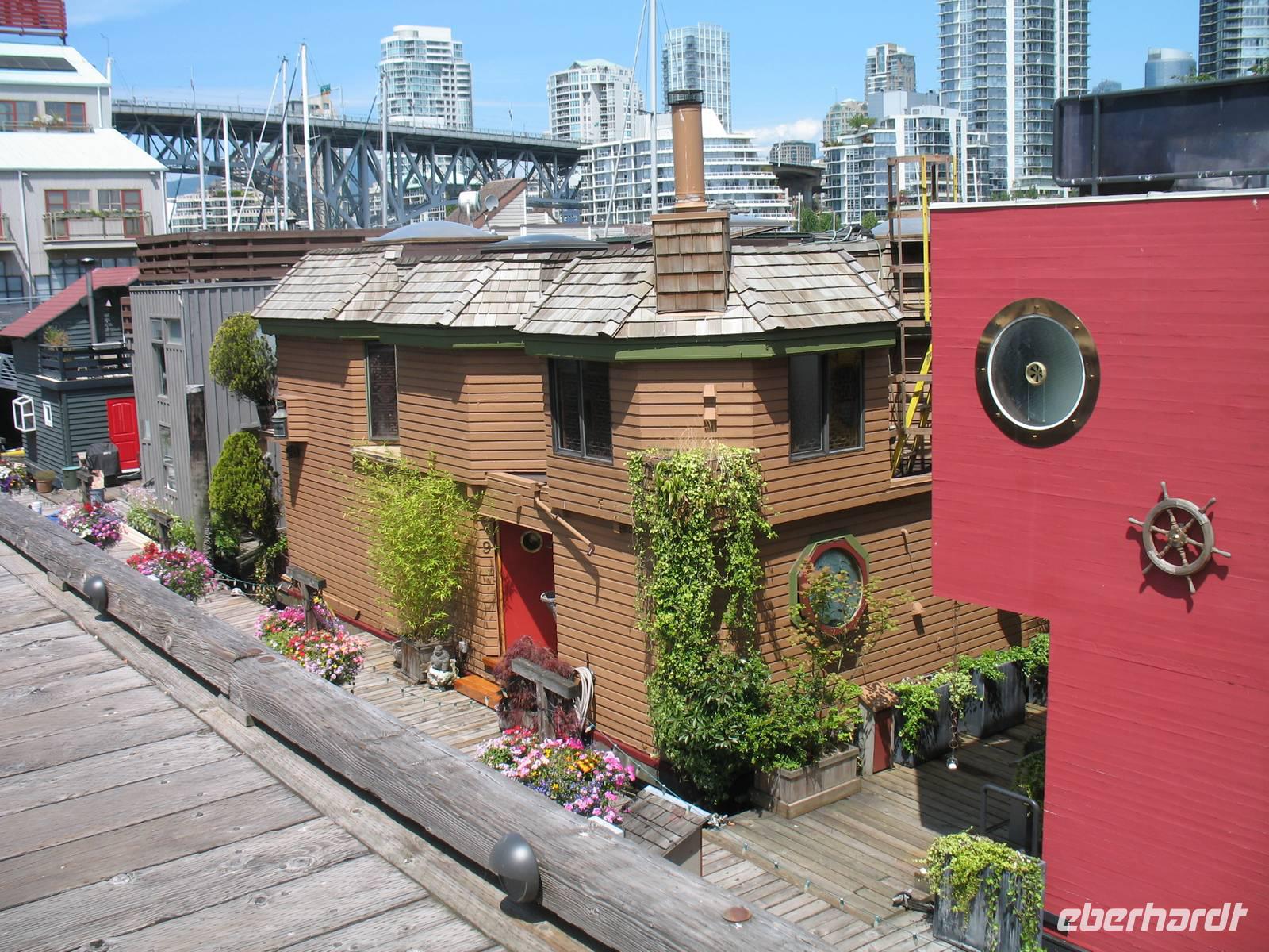 Mittagspause auf Granville Island in Vancouver