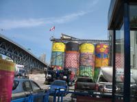 Mittagspause auf Granville Island in Vancouver