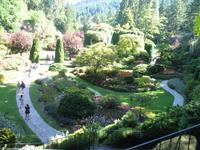 Besuch der Butchart Gardens in Victoria, British Columbia