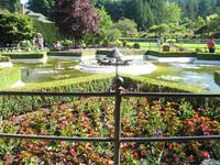 Besuch der Butchart Gardens in Victoria, British Columbia