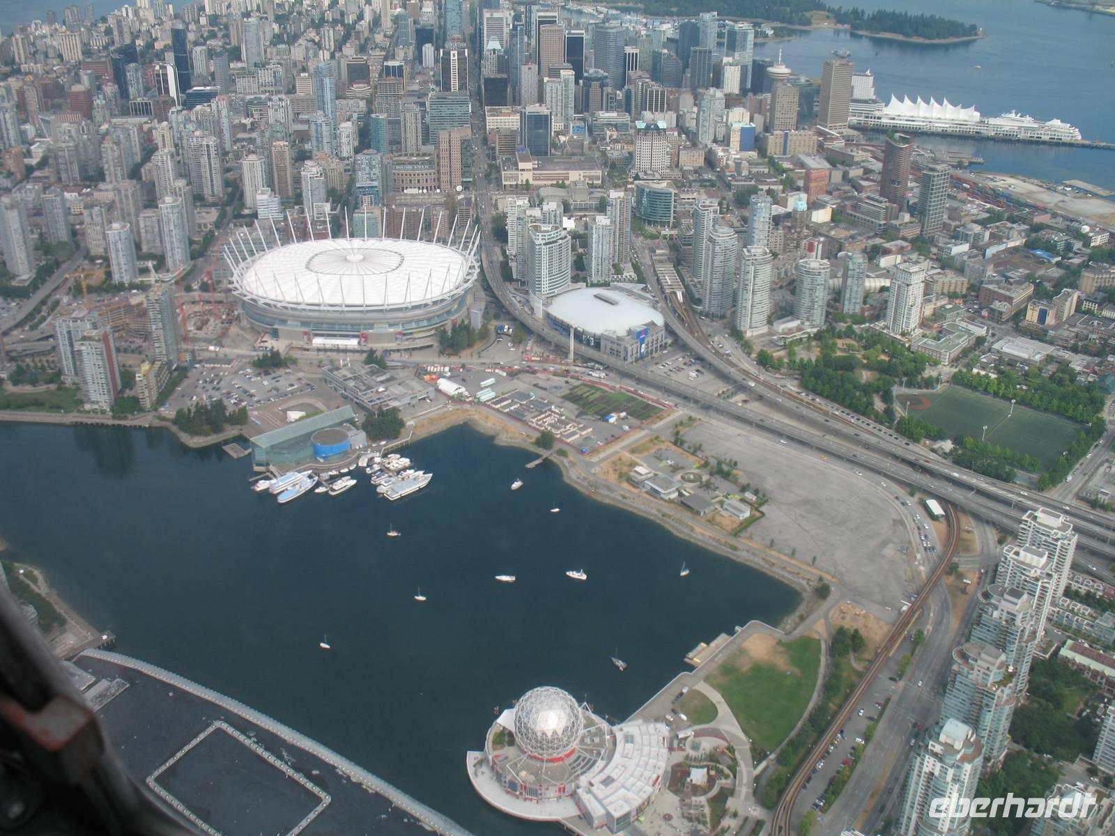 Fakultativer Flug mit dem Wasserflugzeug über Vancouver