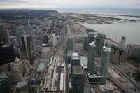 Blick vom CN-Tower auf Toronto