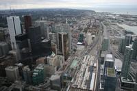 Blick vom CN-Tower auf Toronto