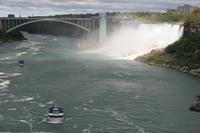 Blick zu den amerikanischen Niagara-Fällen