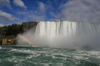 Bootsfahrt auf der Maid of the Mist - kanadische Fälle