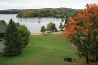 Blick vom Balkon unserer Zimmer im Hidden Valley Resort