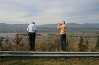 Klettern für ein gutes Bild!