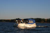 Bootsfahrt auf dem Lac Taureau