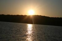 Sonnenuntergang am Lac Taureau