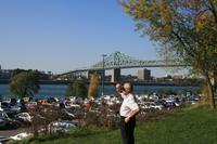 Blick von Insel St. Helene auf Montreal