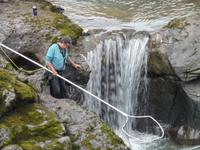 Erste Nation beim Fischen
