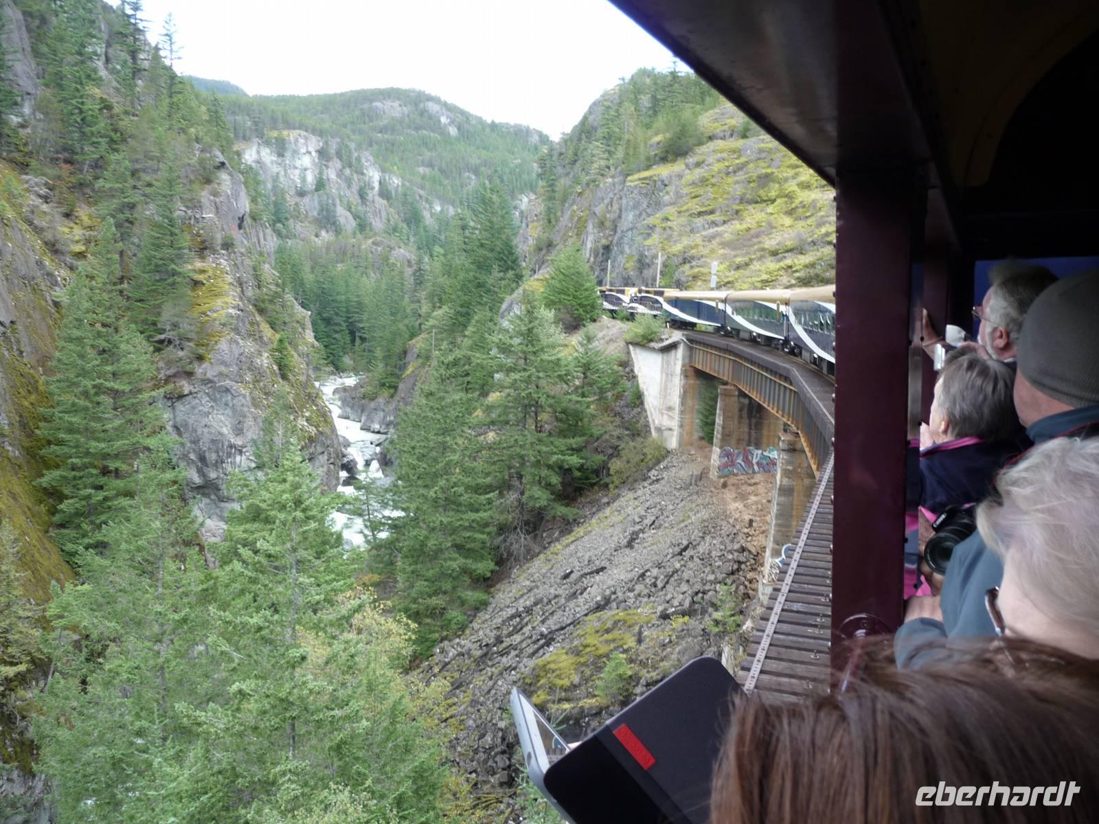 im Rocky Mountaineer nach Whistler