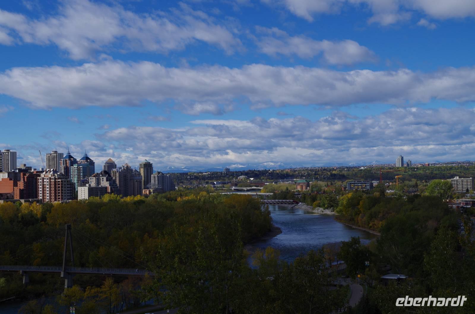 Blick auf die Skyline