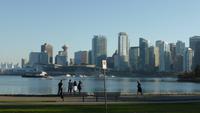 Vancouver - Blick vom Stanleypark auf Downtown