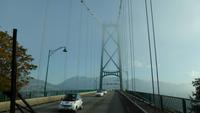Vancouver - Fahrt über die Lions Gate Bridge
