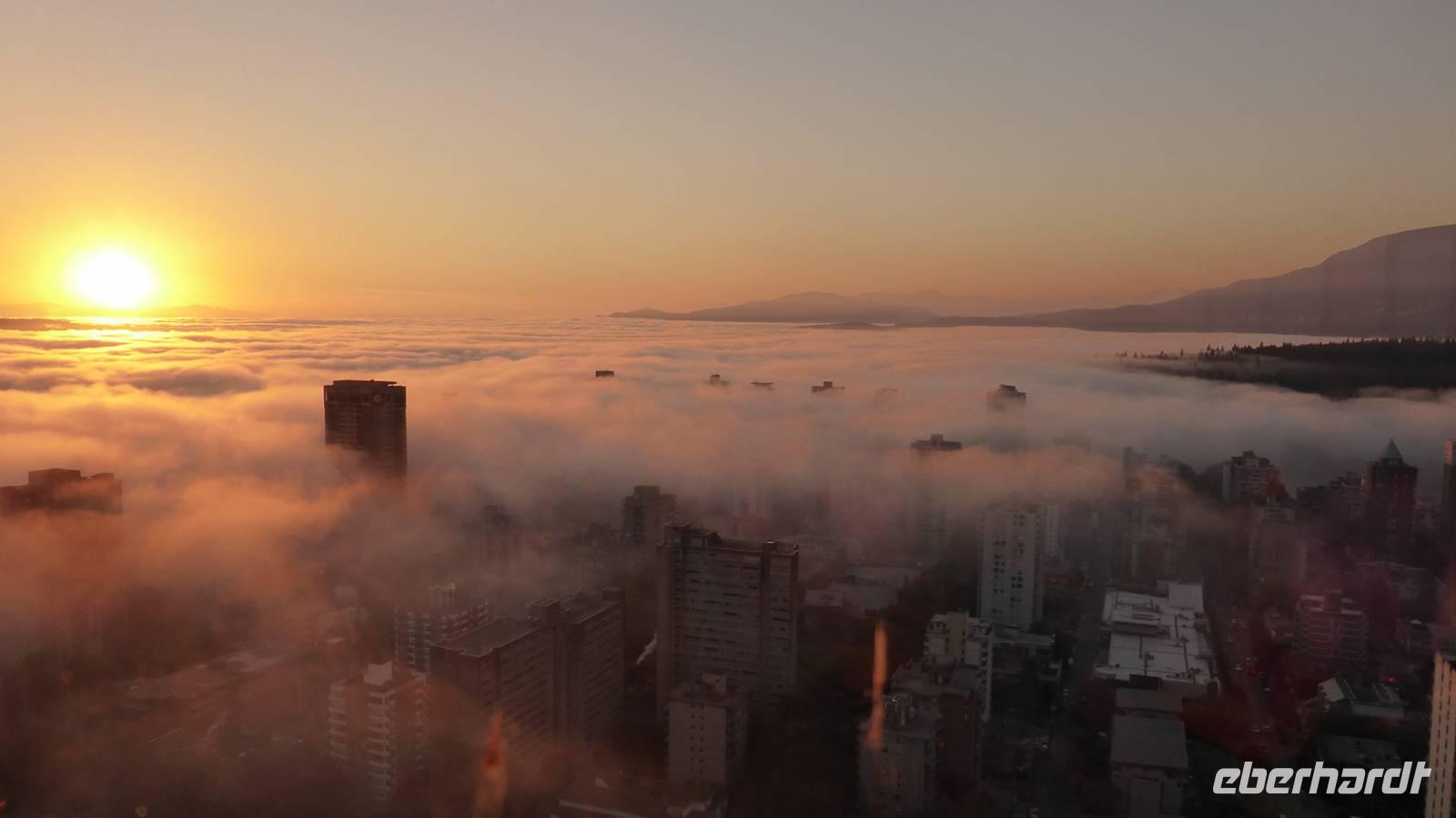 Vancouver - Blick vom Hotelrestaurant Cloud 9