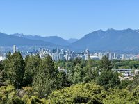 12. Tag – Stadtrundfahrt Vancouver – Aussicht auf die Downtown vom Queen Elizabeth Park